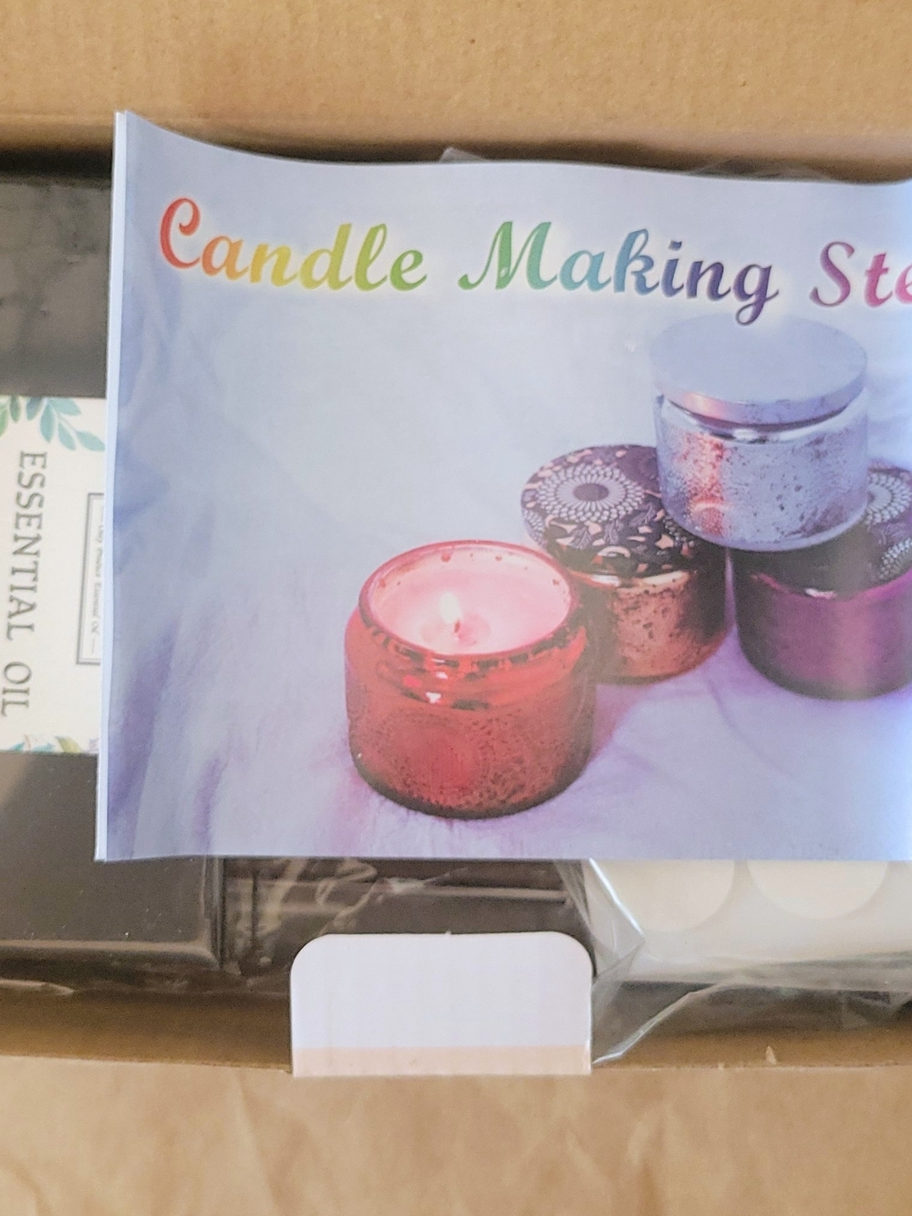 Candle Making Starter Kit -  Glass Tin Candles